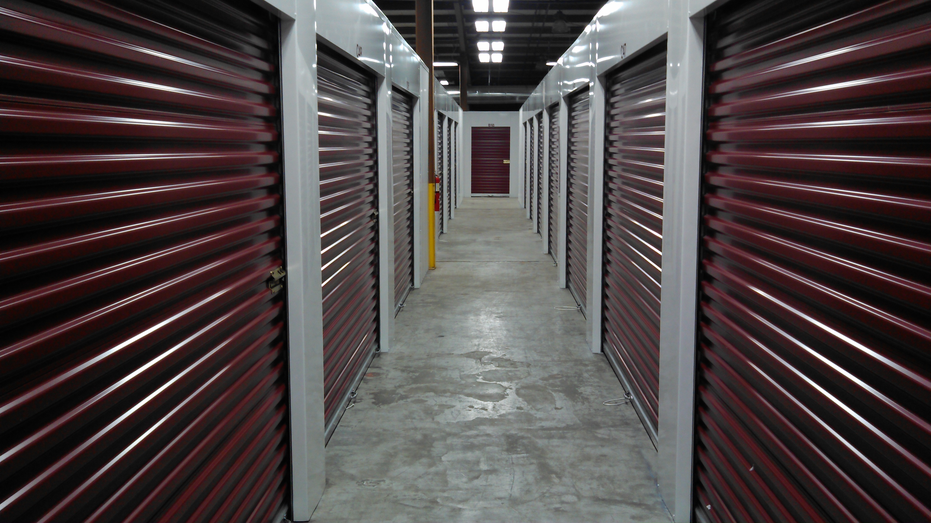Indoor storage units at Gateway 24 Hour Self Storage in Rockwood, TN